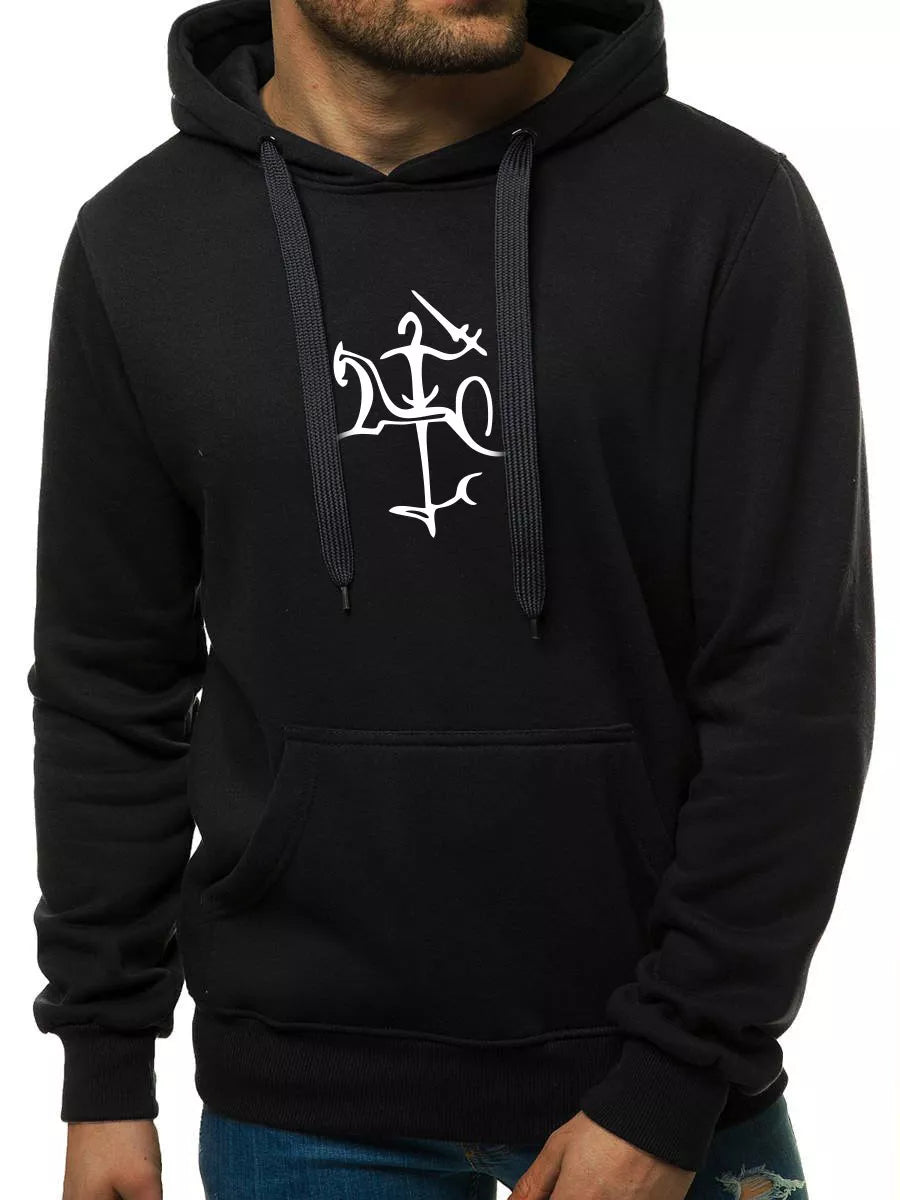 Vyriškas juodas džemperis Stilistika