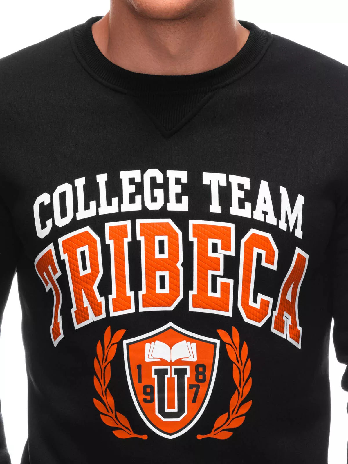 Vyriškas juodas džemperis Tribe