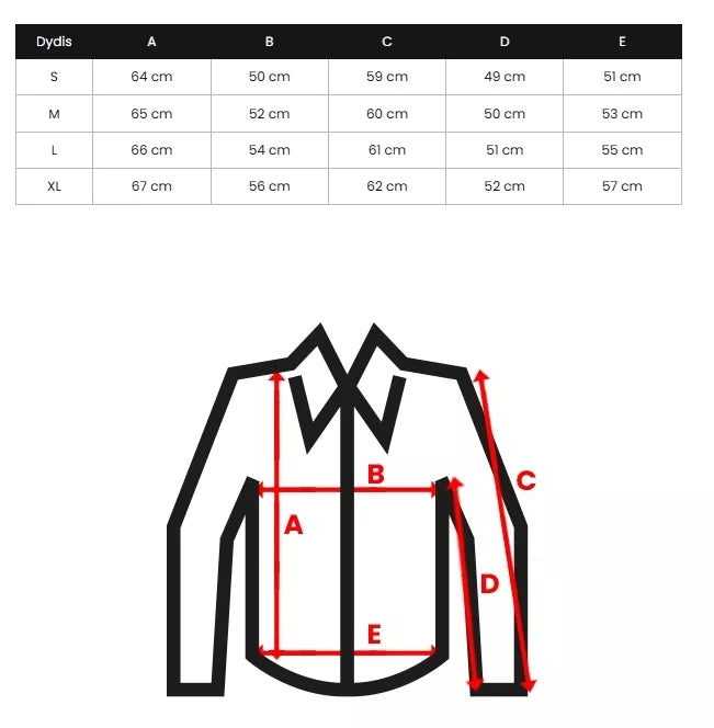 Juodi vyriški marškiniai Gizel