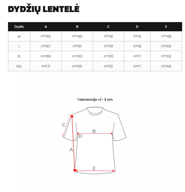 Vyriški juodi marškinėliai su raštais Ginger