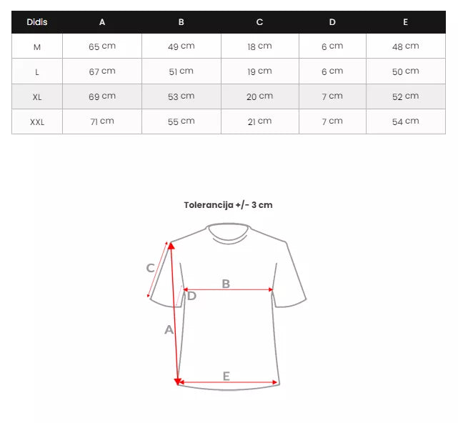 Vyriški juodi marškinėliai Space