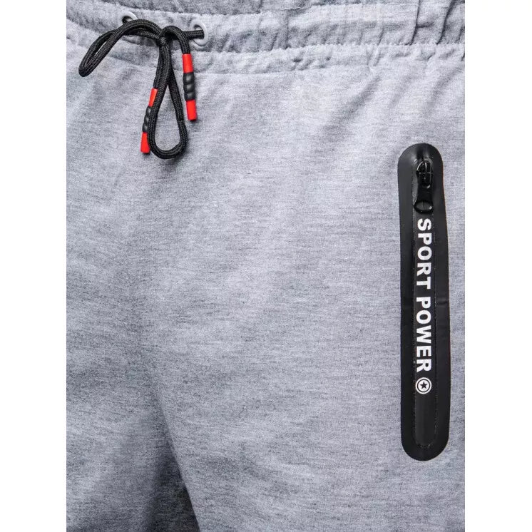 Vyriškos pilkos laisvalaikio kelnės Oger