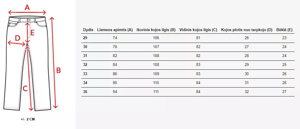 Vyriški pilkos spalvos džinsai Vitol