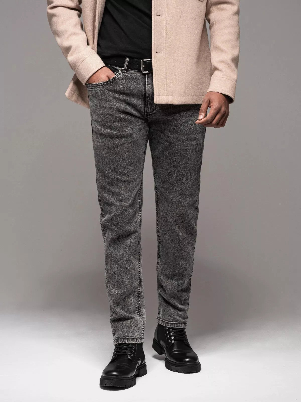 Vyriški pilki džinsai Joy