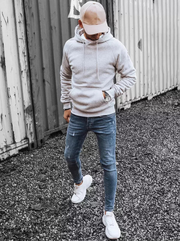 Vyriškas pilkas džemperis Ater