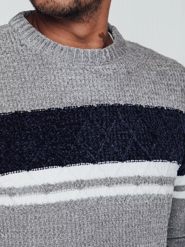 Vyriškas pilkas megztinis Rich