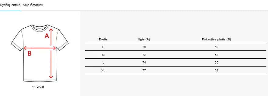 Vyriški mėtiniai marškinėliai Wild
