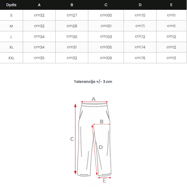 Vyriškos raudonos kamufliažinės laisvalaikio kelnės Sigur