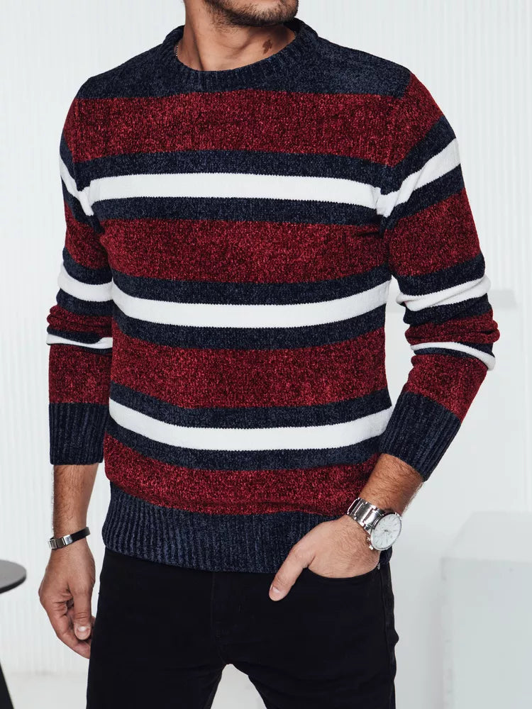 Vyriškas raudonas megztinis Entoni