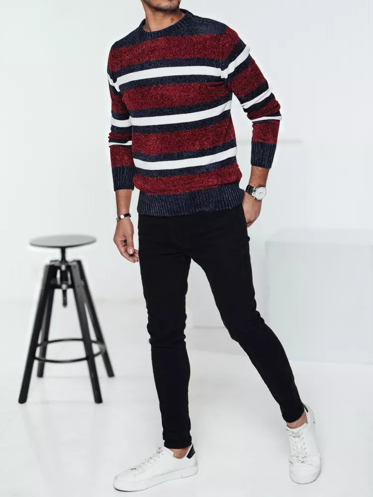 Vyriškas raudonas megztinis Entoni