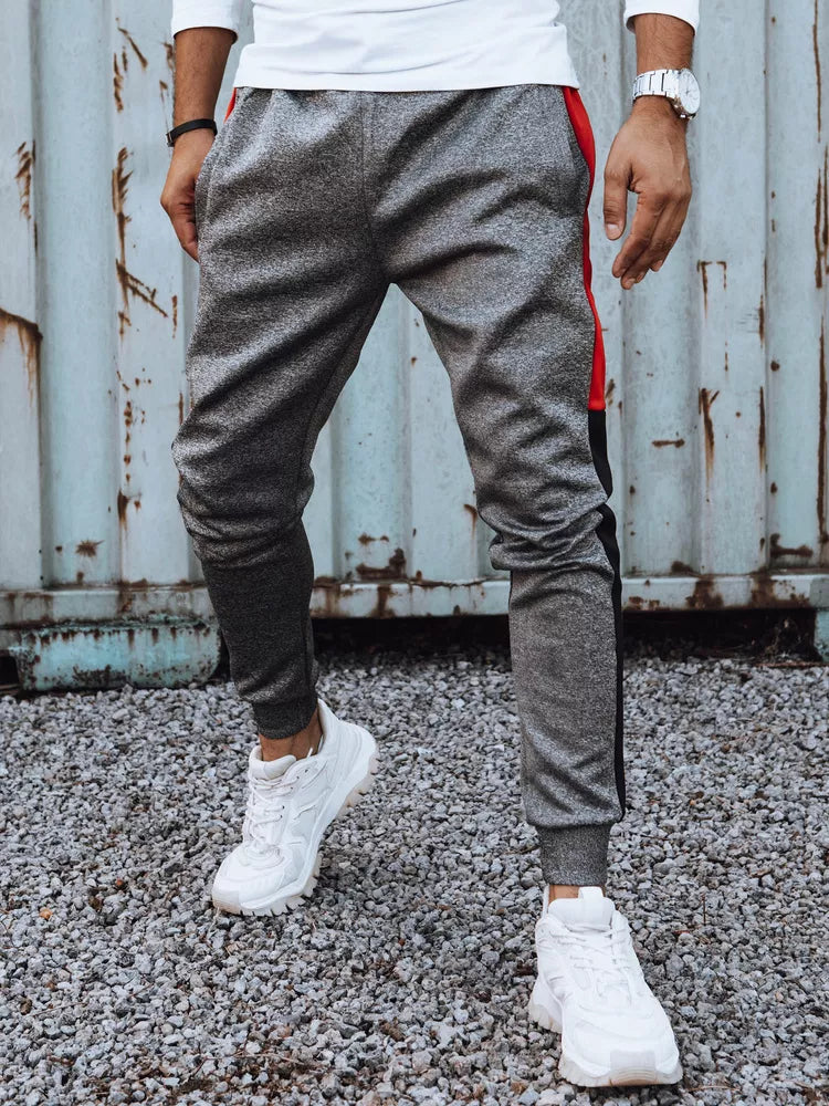 Vyriškos tamsiai pilkos spalvos kelnės Nuno