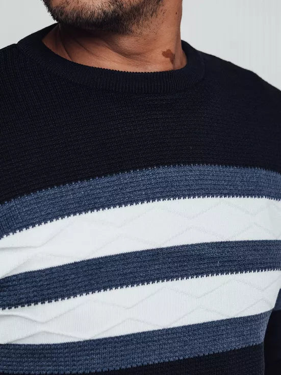 Vyriškas tamsiai mėlynas megztinis Firol