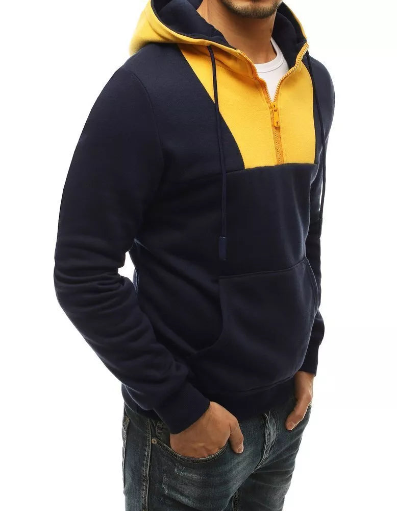 Akcija Vyriškas tamsiai mėlynos spalvos džemperis Gorel