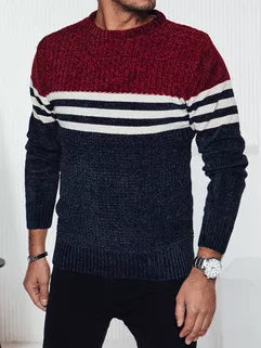 Vyriškas tamsiai mėlynas megztinis Tonum