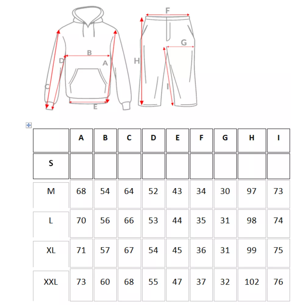 Vyriškas tamsiai pilkas komplektas su gobtuvu Lietuva