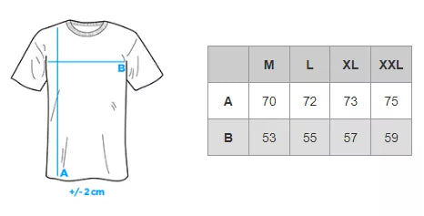 Vyriški mėlyni marškinėliai Free