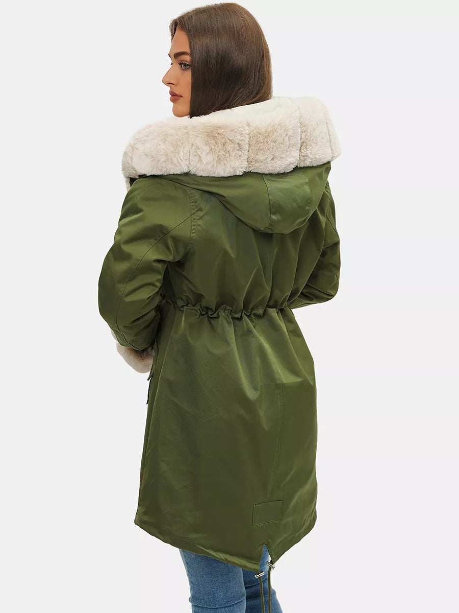 Žalia moteriška striukė Moly