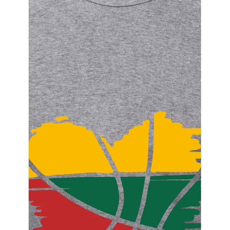 Pilki vyriški marškinėliai Širdis