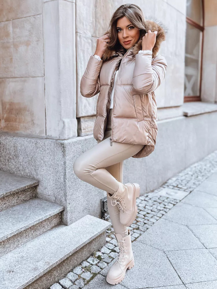 Rusva moteriška striukė Sparkle