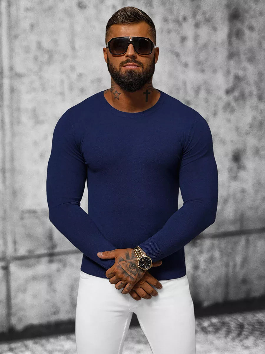 Mėlynas megztinis vyrams Zadal