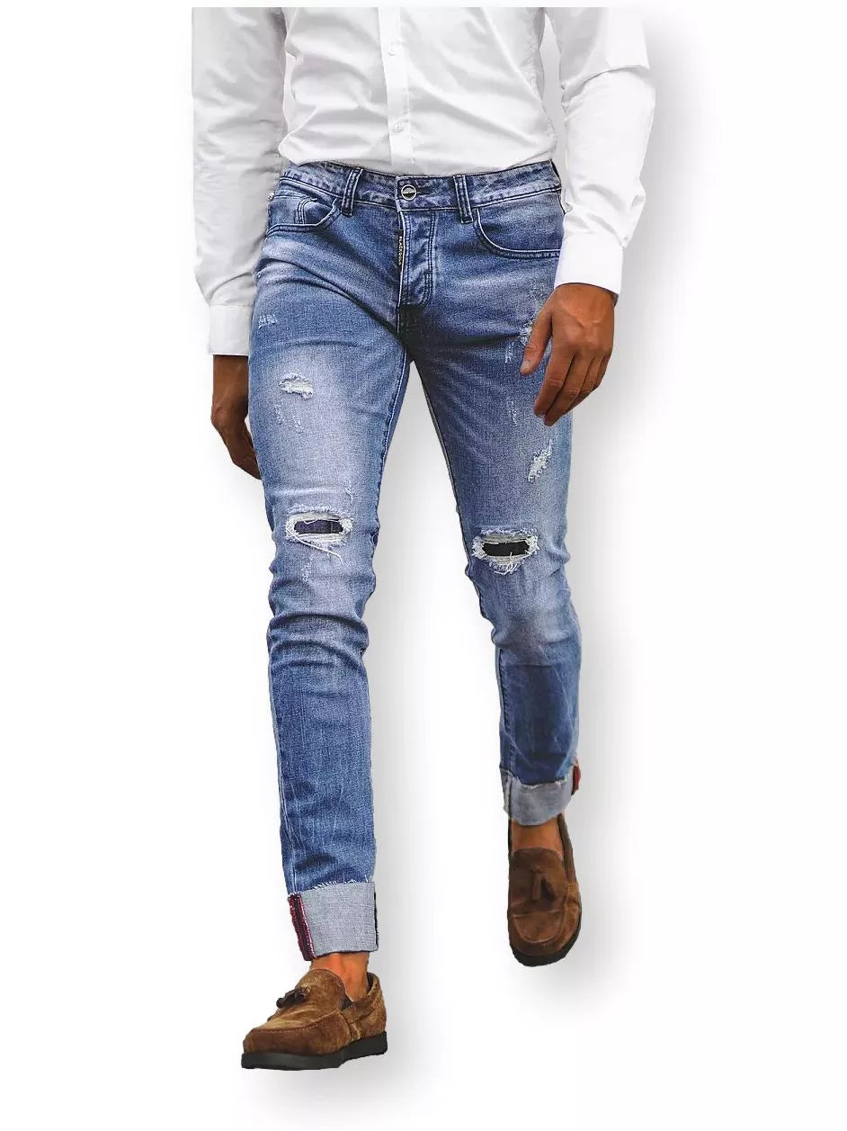 Mėlyni džinsai Ister