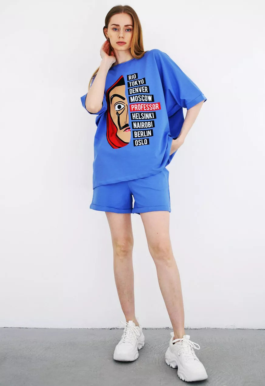 Mėlynas moteriškas komplektas Vendetta