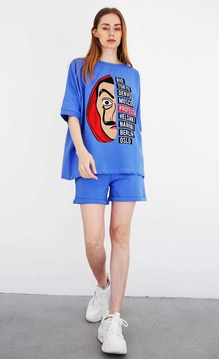 Mėlynas moteriškas komplektas Vendetta