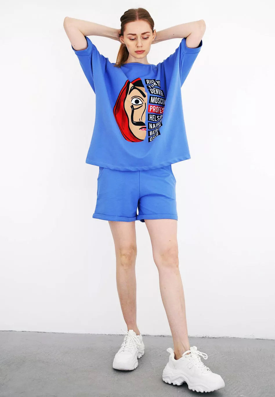 Mėlynas moteriškas komplektas Vendetta