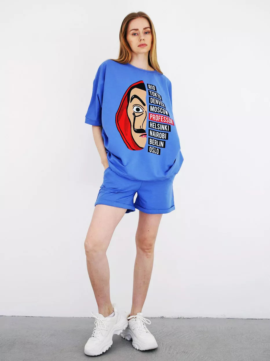 Mėlynas moteriškas komplektas Vendetta