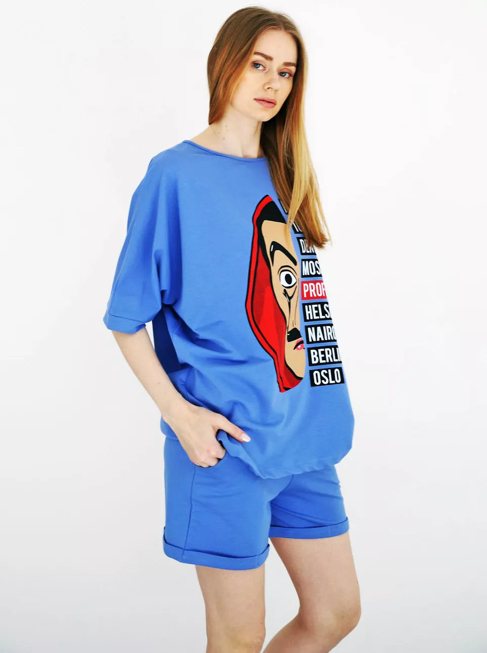 Mėlynas moteriškas komplektas Vendetta