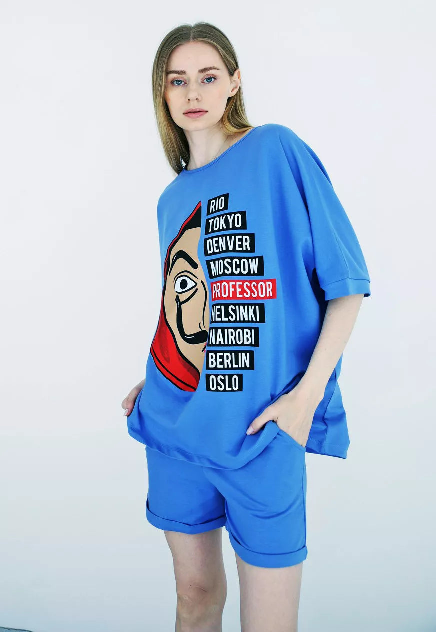 Mėlynas moteriškas komplektas Vendetta