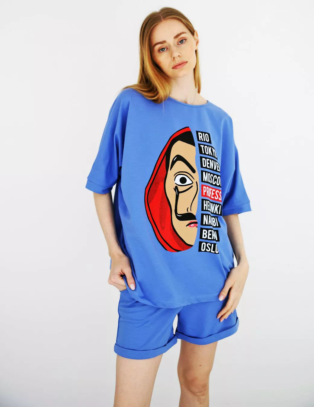 Mėlynas moteriškas komplektas Vendetta