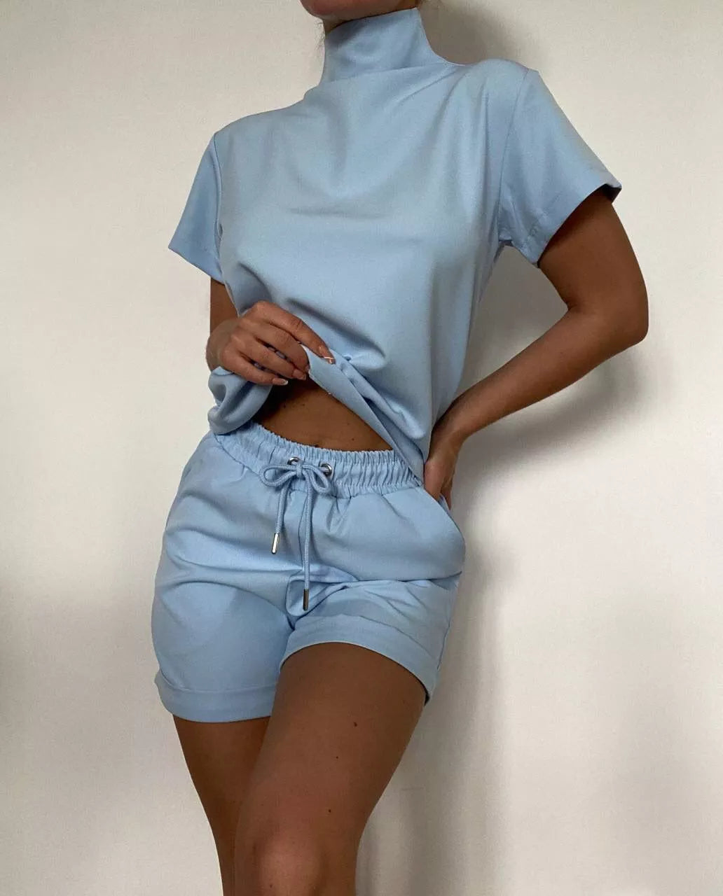 Žydras moteriškas komplektas Felicia